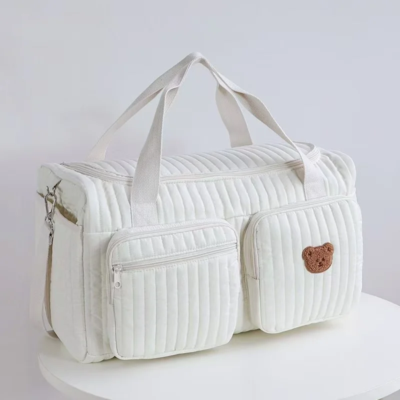Large Capacity Mommy Bag for Women Totes Baby Diaper Nappy Bags Shoulder Cotton Ladies Maternity Shopping Bags