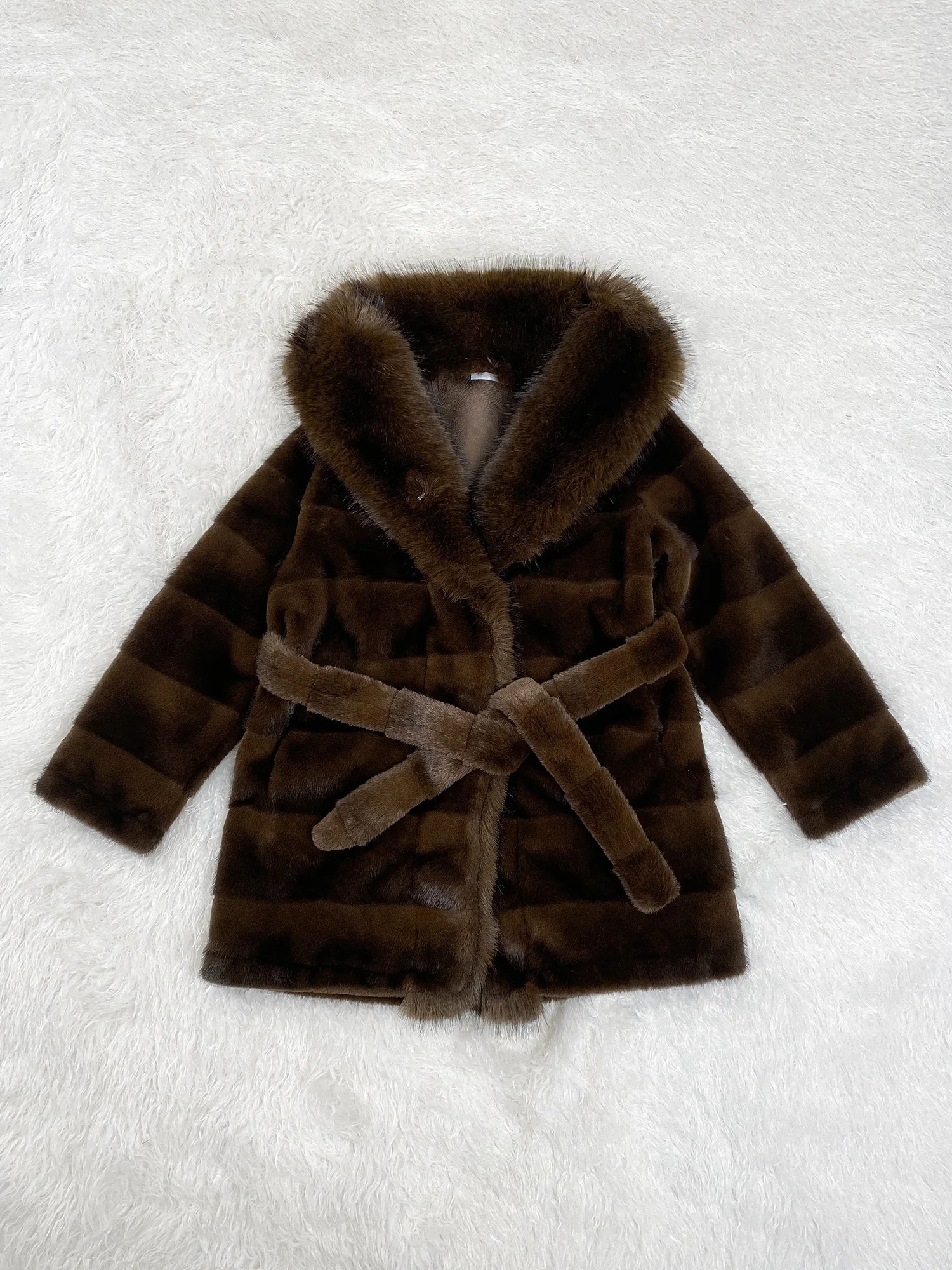 

Women's Autumn/Winter Lace-up Luxury Coat Plain Long Sleeve Chic Warm Outwear Christmas Vacation Outfit