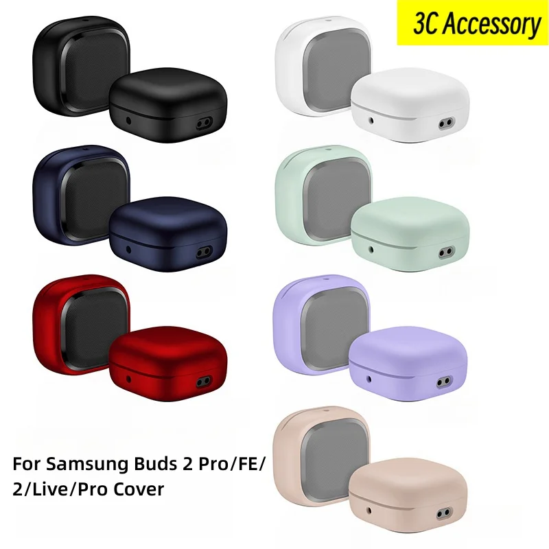 Estojo protetor para samsung galaxy buds 2 pro/fe/2/live/pro, anti-drop, hard, novo design