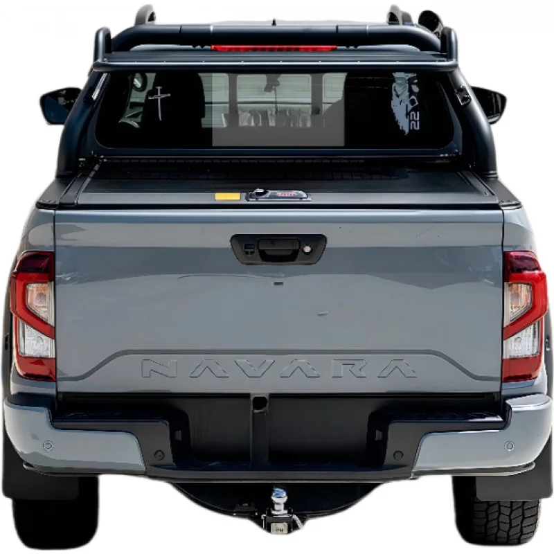 High Quality Heavy Duty Aluminum Manual Retractable Roller Tonneau Cover With Lock Dust Proof Anti Theft Pickup Exterior Modific