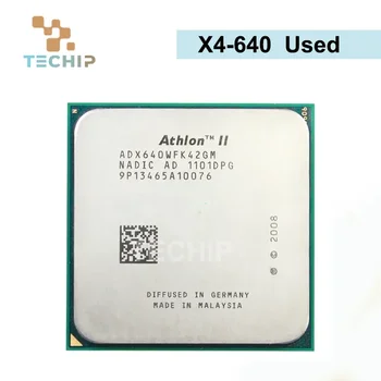 Processador CPU Quad-Core Athlon II X4 640 3GHz ADX640WFK42GM X4-640 Soquete AM3
