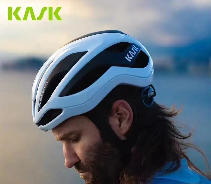 KASK Elemento Aero Cycling Helmet Road MTB Safety Helmet Italian Design Aerodynamic Bicycle Racing Gear