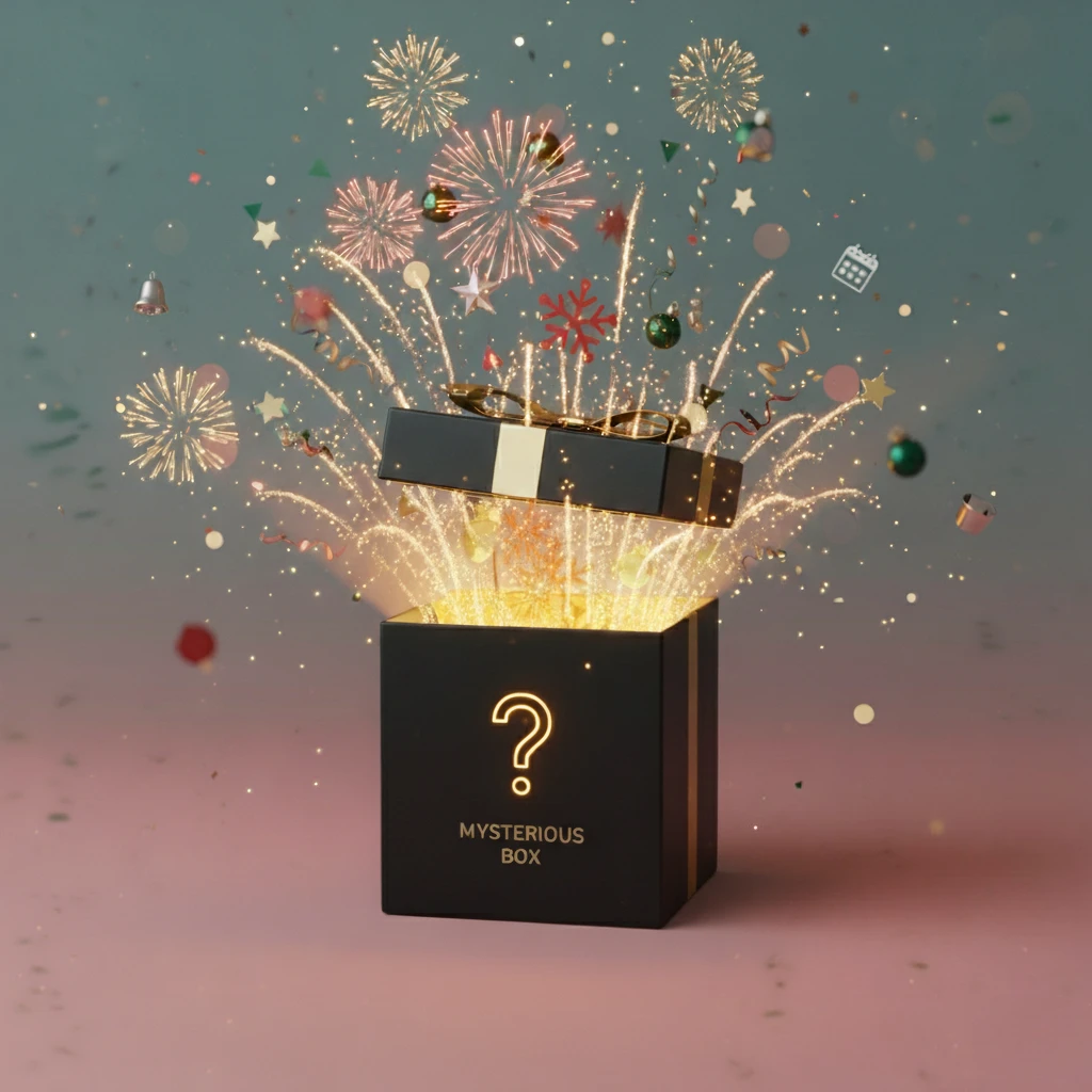 Mystery Surprise Box 2025 – Unboxing Home Essentials, niedliche Dekoration, Tech-Gadgets und Schönheitsartikel – Jugendliche, Erwachsene, Geburtstag, Weihnachten