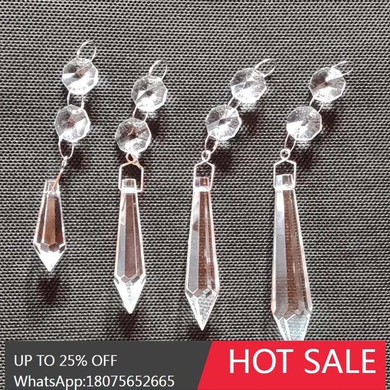 

SGF Crystal Pendant Hanging Accessories Collection Decorative Pointed Cone High-End Feel