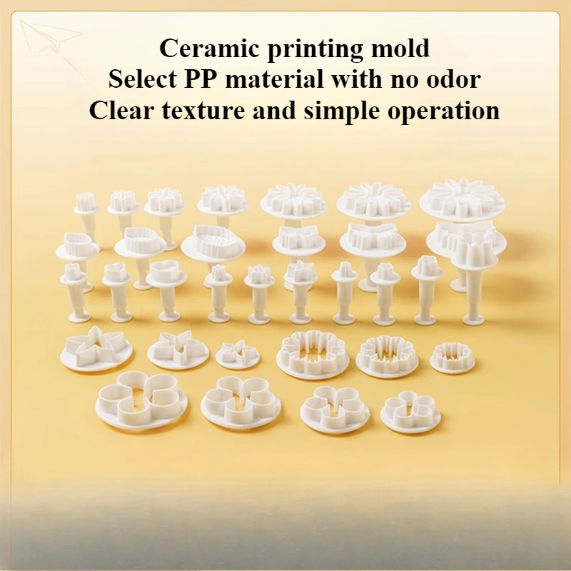 

Ceramic Printing Mold/Handmade DIY Ceramic Production/33 Piece Set of Specifications/Used For Clay/Oil Clay Printing Make
