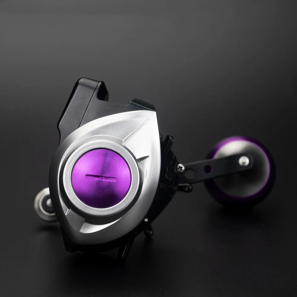 Wasserdichte Elektronische Digitalanzeige Meeresangelrolle mit Schnurzähler Baitcasting-Rolle 16+1BB Sanftes Low-Profile-Design 8kg Max Bremskraft – Detail 7