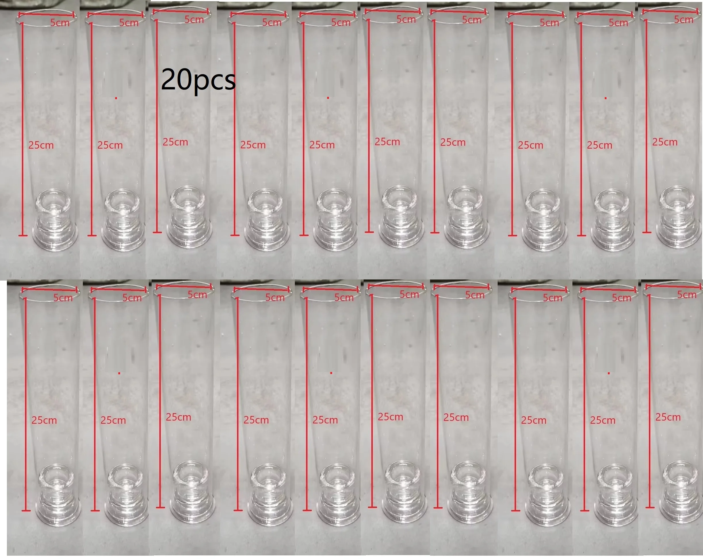 Transparenter Kerzenhalter, Sturmglas-Kerzenhalter, verwendet zur Dekoration der Tischmitte, Hochzeit – Detail 1