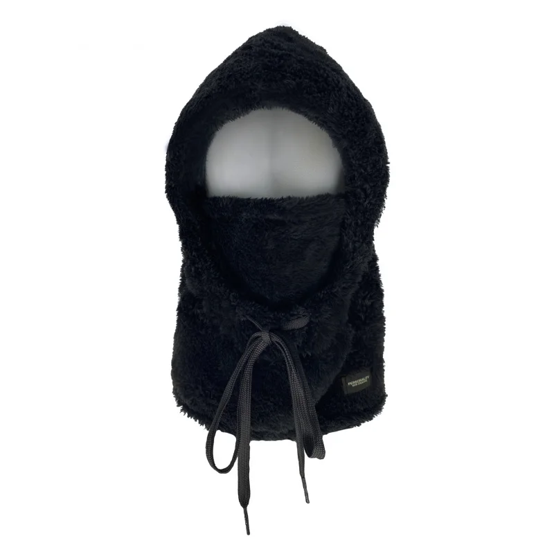 Neck Mask One-Piece Hat Winter Velvet And Thick Pullover Cap Ear Protection, Windproof Cotton Cap Ridding Bike To Keep Warm Hats
