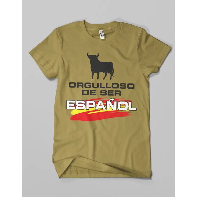 

Proud To Be Spanish Men T-shirt Short Casual 100% Cotton Shirts Size S-3XL