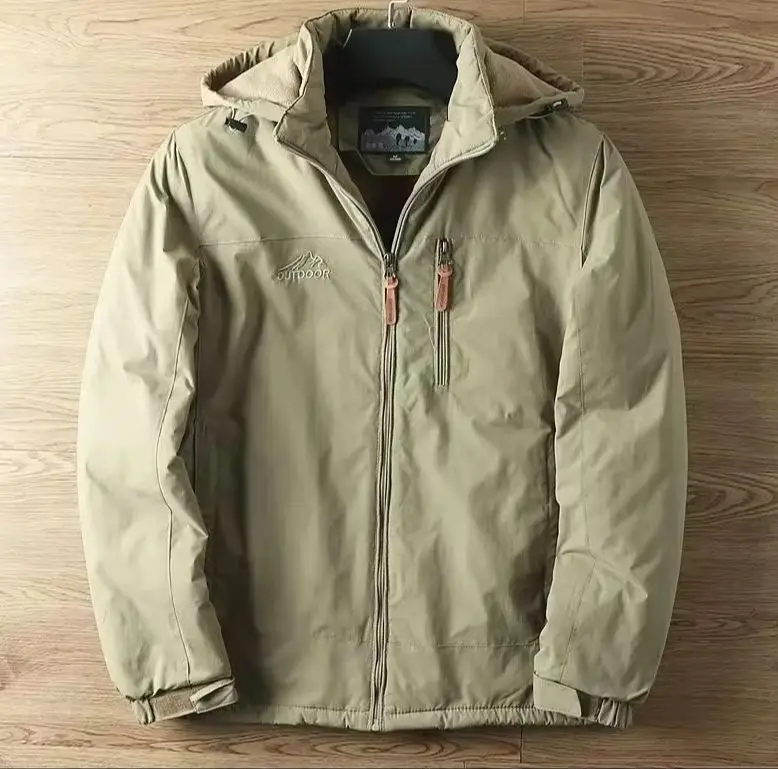 

Мужская зимняя куртка, утепленная теплая тактическая стеганая куртка больших размеров для уличной повседневной ветрозащитной одежды