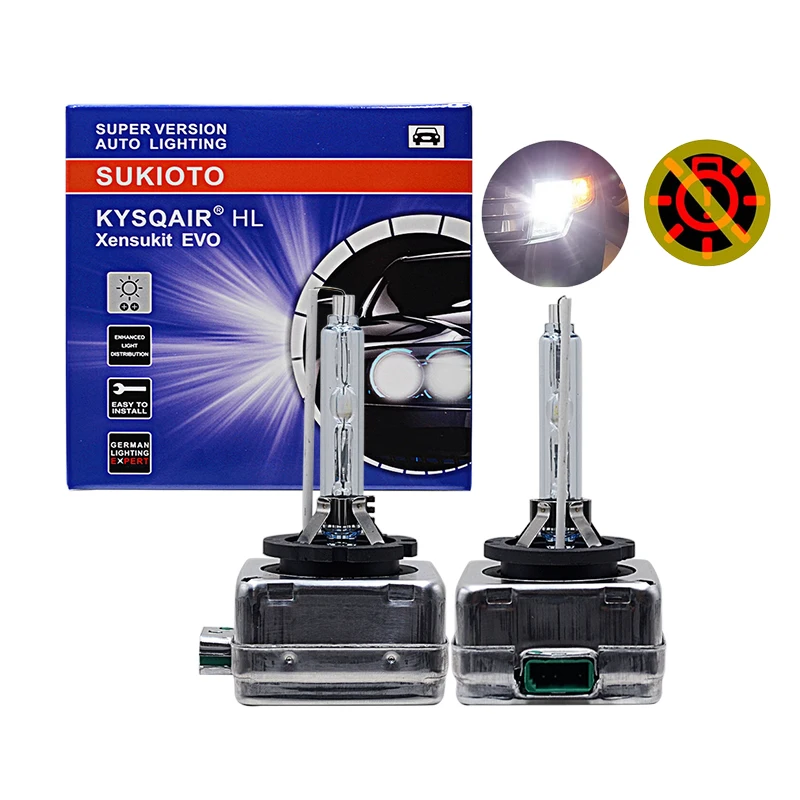 

2 шт. SUKIOTO GENUINE Original D3S 35W 6000K 8000K ксеноновая лампа HID D3R D1R HID лампа 55 Вт D1S 4300K 10000K автомобильные ксеноновые лампы для фар
