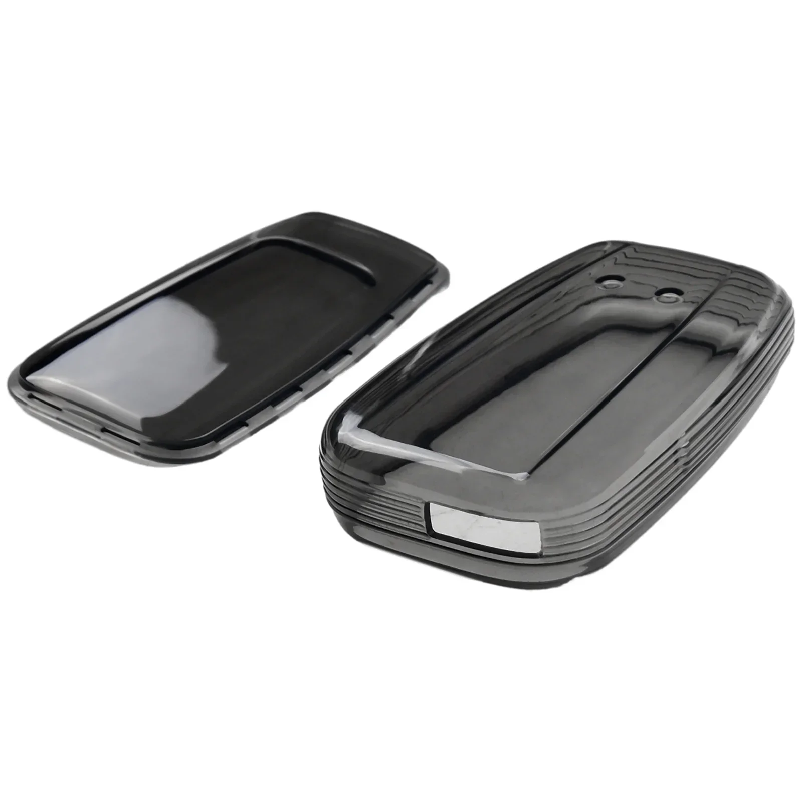 1Pcs For Toyota For Highlander Black Transparent Key Fob Case Cover For RAV4 For Land Cruiser For Prado For Prius For Corolla
