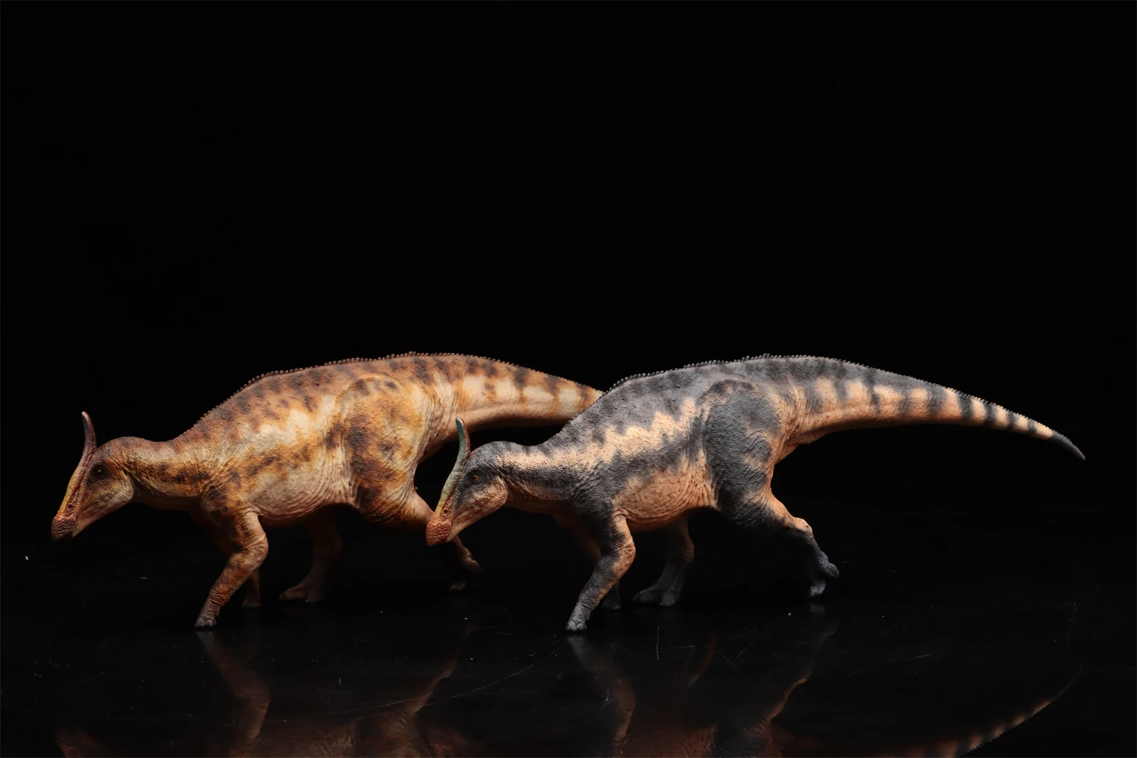 HAOLONGGOOD 1:35 Saurolophus modelo Hadrosauridae dinosaurio Animal figura colección escena decoración regalo de cumpleaños