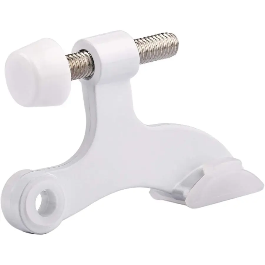 

36 Pack Hinge Pin White Door Stopper,Adjustable Deluxe Heavy Duty Door Stopper 21 2x13 4,with White Rubber Bumper Tips