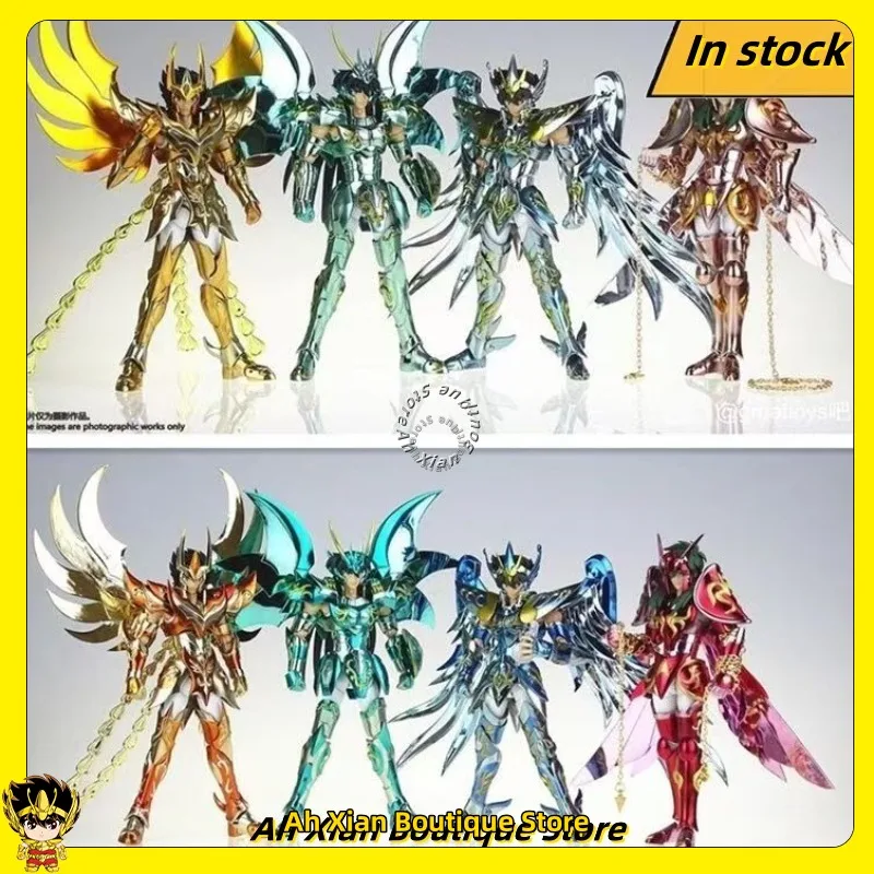 

GT Model Saint Seiya Myth Cloth EX God Pegasus Seiya,Dragon Shiryu,Phoenix Ikki,Andromeda Shun,Cygnus Hyoga of the Zodiac Figure