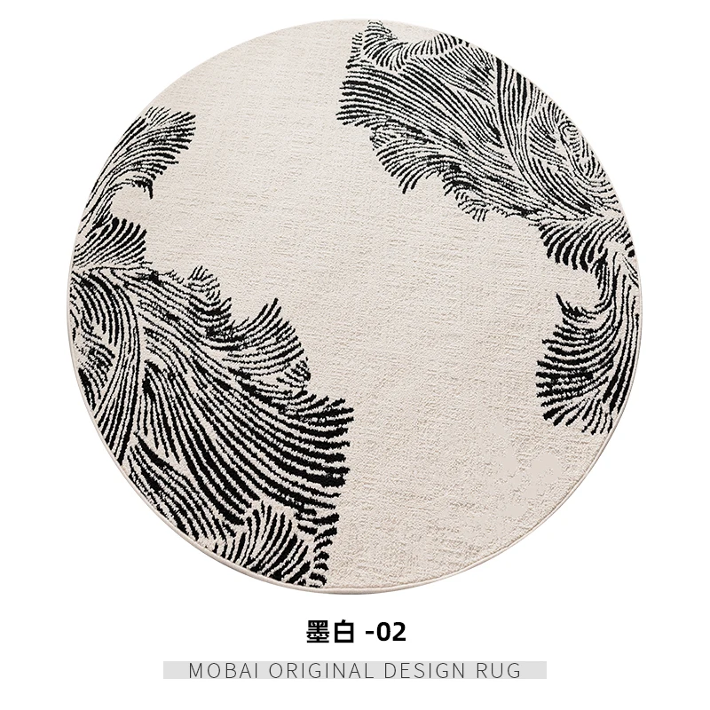 

Round Carpet – Waterproof, Premium Feel Floor Cushion for Bedroom, Balcony, Study, Cloakroom, Bedside Rug