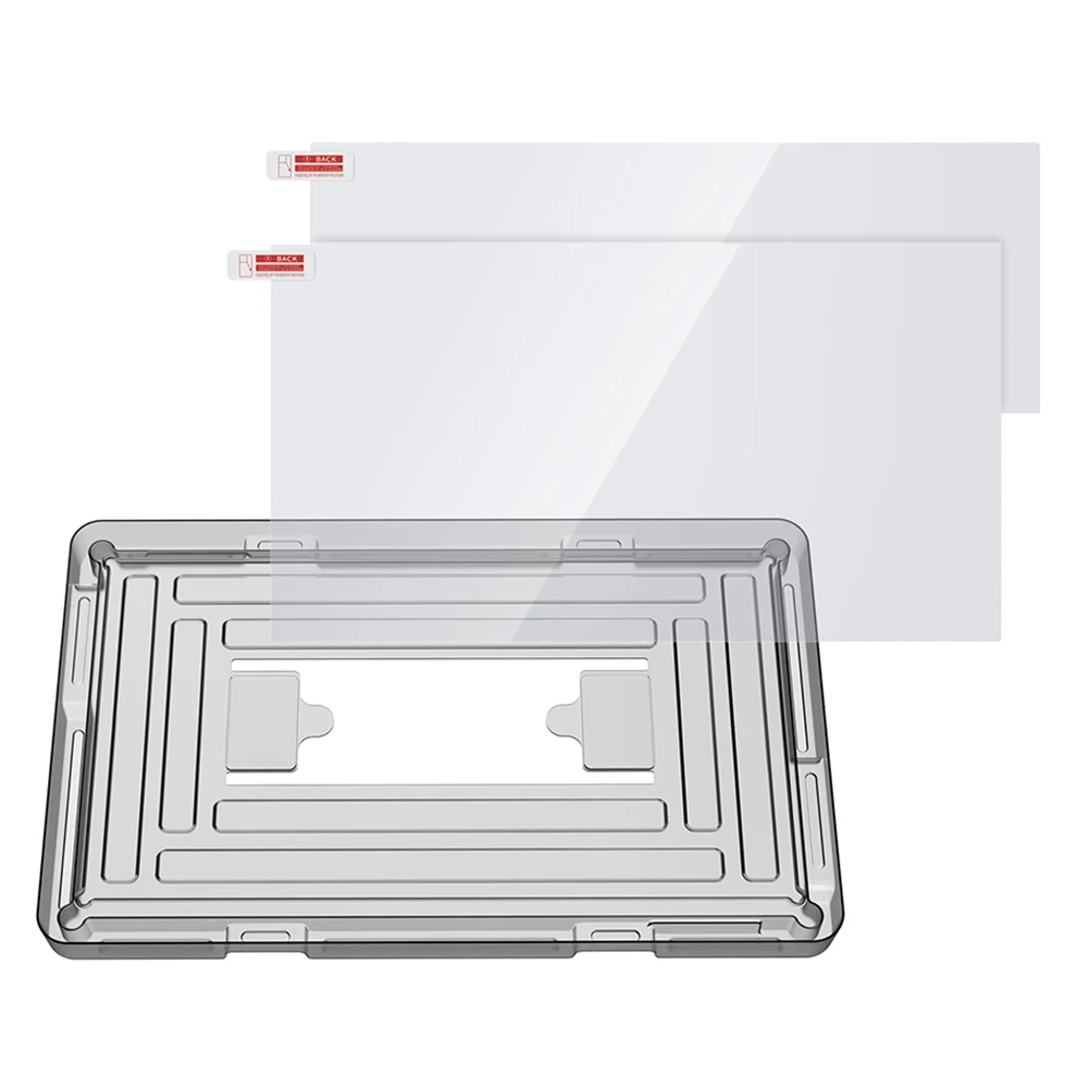 Película de vidro temperado 2 peças, película protetora de vidro temperado anti-arranhões ultra-transparente para nintendo para switch 2, acessórios de jogo