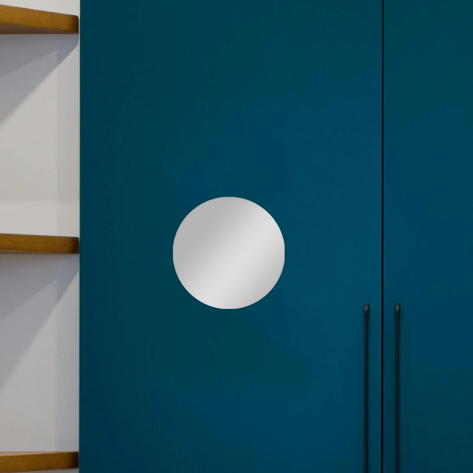 Małe magnetyczne lusterko do szafki, akrylowe, ścienne, do szkoły, na siłownię, dekoracyjne, do makijażu, lekkie, do łazienki, sypialni, na drzwi.