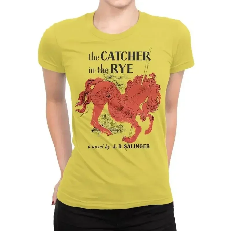 The Catcher in Rye by J D Salinger T Shirt  Sizes 100 Cotton blc 126