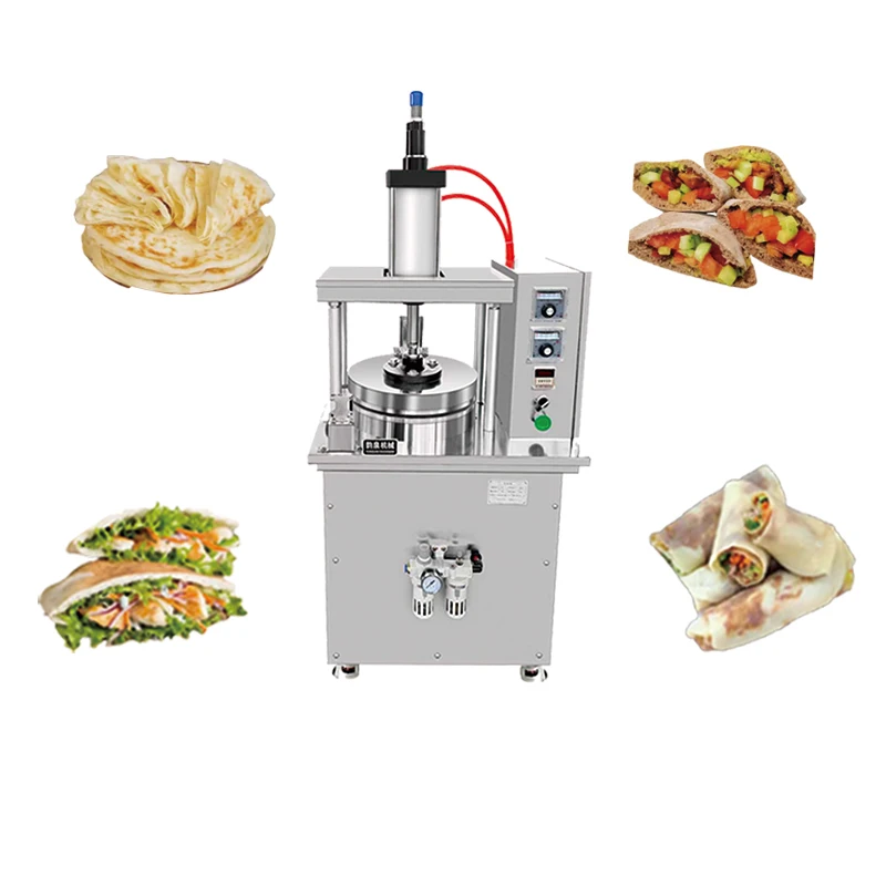 

Automatic Pancake Making Machine Chinese Tortilla Machine Chinese Baked Roll Duck Cake Maker Pancake Maker Pizza Dough Press