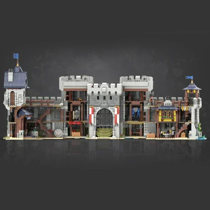 Moc Bouwstenen Militair Kasteel Model Guardians Stronghold Technologie Modulaire Blokken Geschenken Kerst Speelgoed DIY Sets Montage