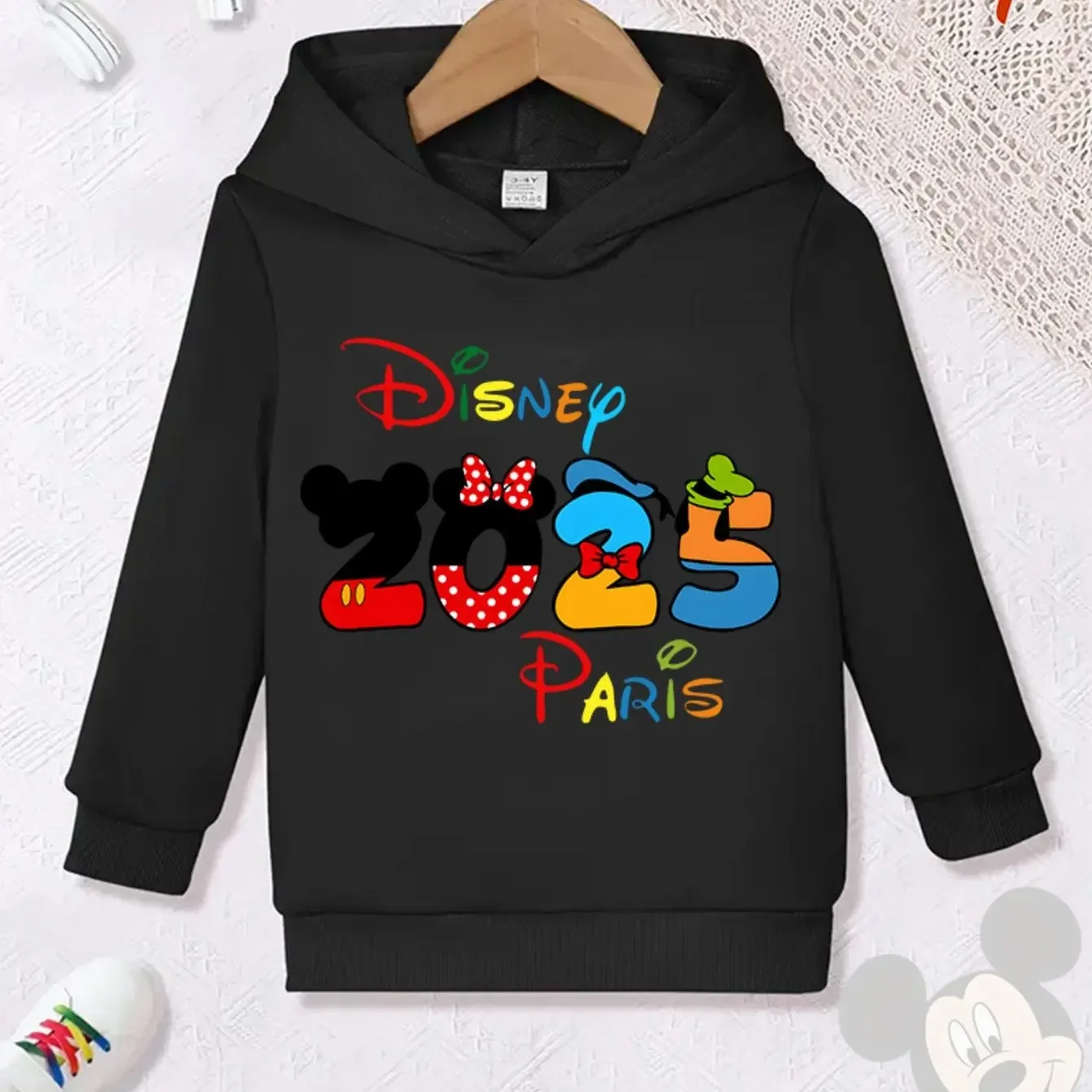 

Disney 2025 Printed Stylish and Comfortable Hoodies for Boys and Girls Suitable for Indoor and Outdoor Activities Kids Fashion
