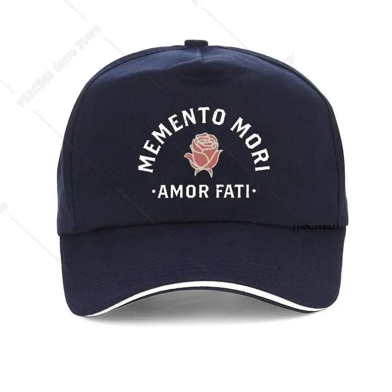 Steampunk Skull Men Hat Memento Mori Philosophy Stoic Amor Fati Baseball Cap Unisex Adjustable Golf Snapback Caps Garros