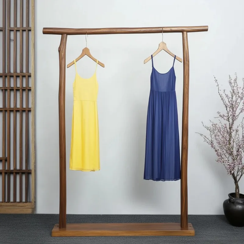 

Modern Storage Coat Racks Luxury Nordic Minimalist Hotel Dress Coat Racks Wooden Portable Porte Manteau Living Room Furniture