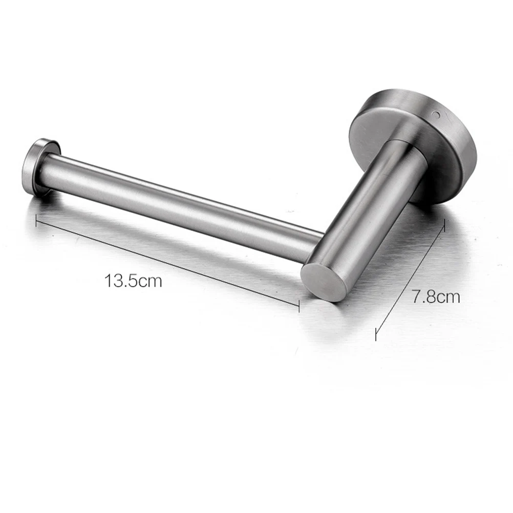 

Stainless Steel Paper Towel Holder Bathroom Shelf Wall Mounted Tissue Rack Durable Easy For Bathrooms Toilets