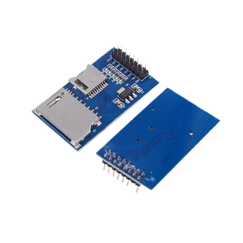Карта памяти Micro SD/TF 2-сторонняя Плата расширения MCU модуль хранения 2 способа для платы разработки Arduino Поддержка систем 3 В/5 В