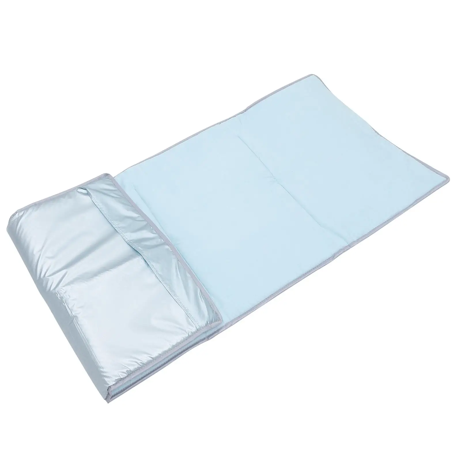 

Children Nap Mat Blue Foldable Lightweight Portable Comfortable Toddler Sleep Mat Blanket for Kindergarten Preschool Travel Use