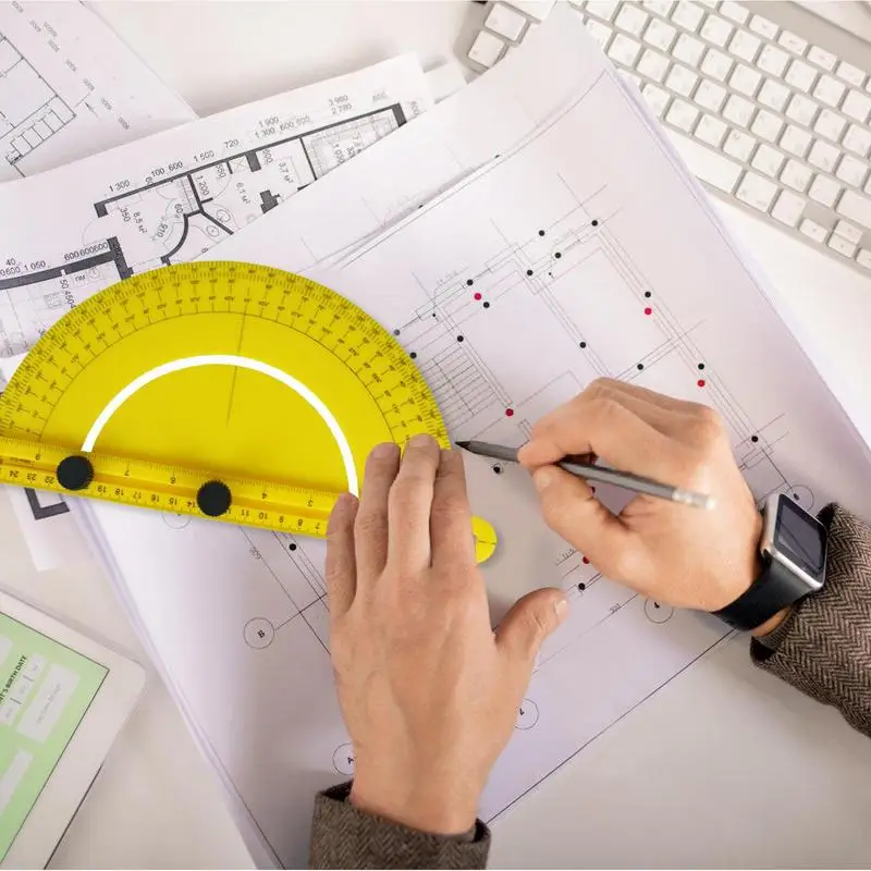 Angle Finder para Carpintaria, Square Head Marking, Gauge Ruler, Precise Measuring Tool, Carpenters Transferidor