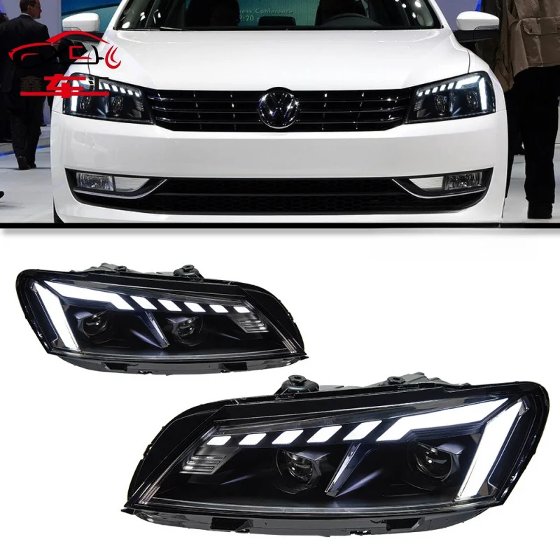 

For upgrading 2011-2016 Passat B7 headlight assembly to Audi-style LED sequential turn signals, brake lights, and taillights.