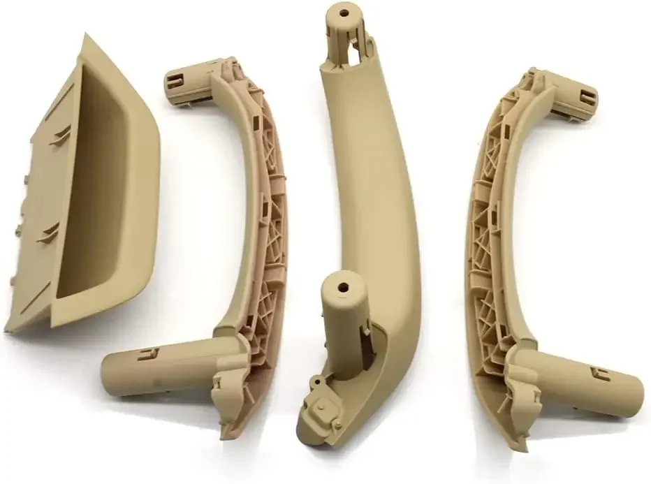 LHD RHD Beige Fiber Interior Door Handle Replacement Kit Suitable For BMW X3 X4 F25 F26 2010-2017