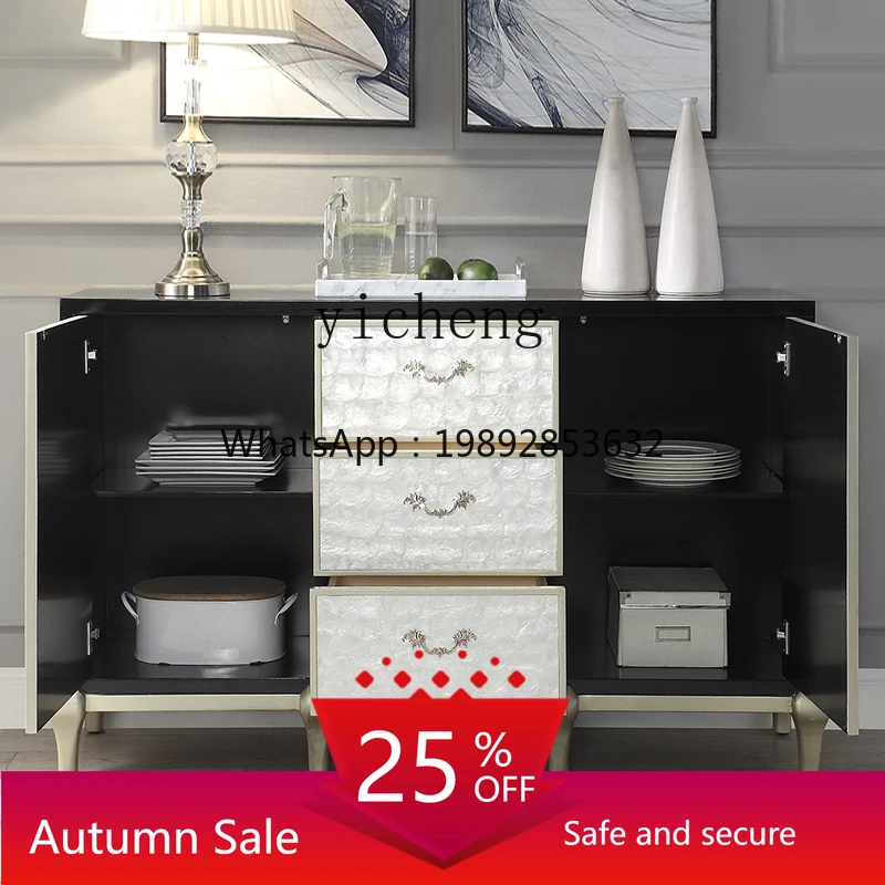 

light luxury home entrance hall hall entrance hall storage cabinet post-modern shell dining side cabinet