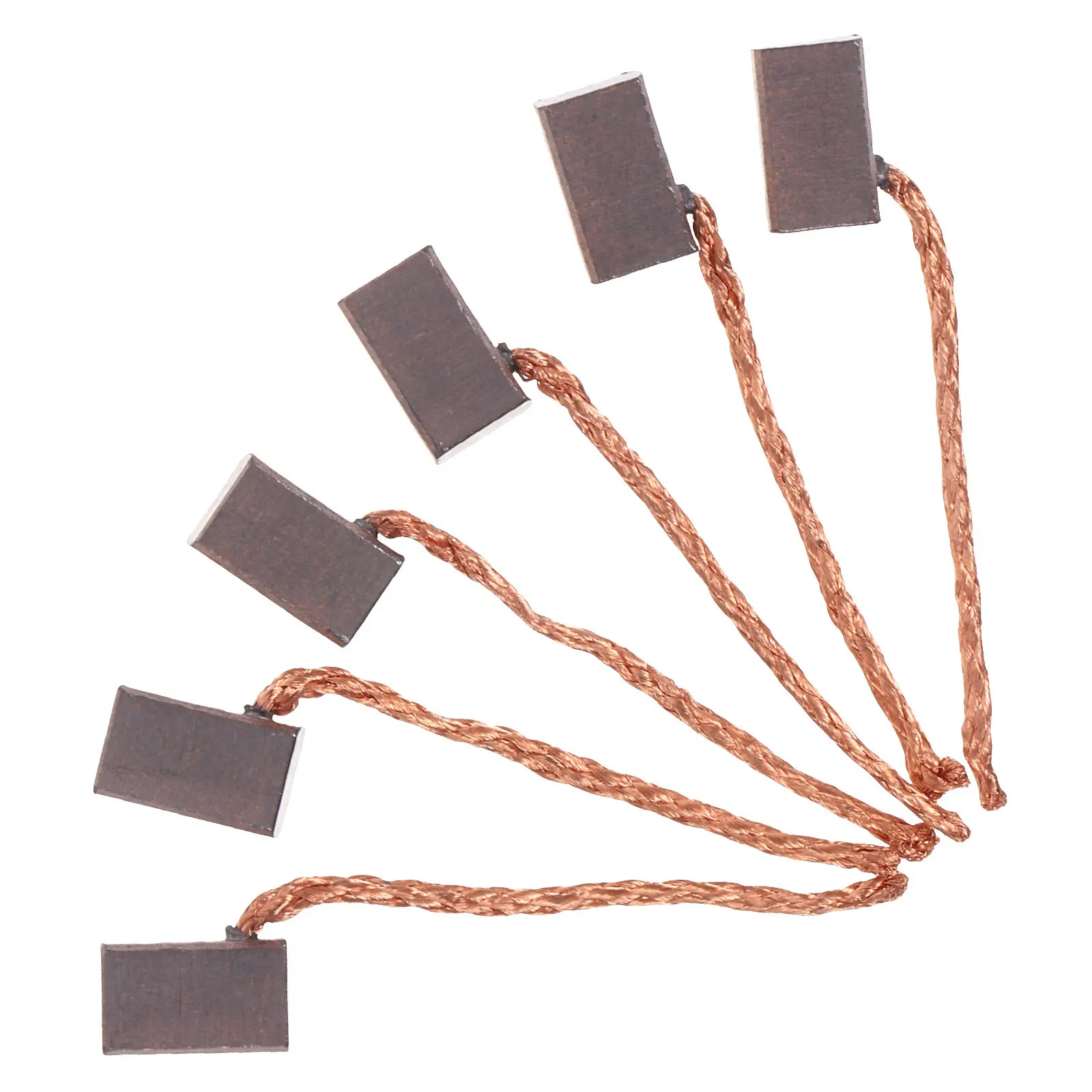 6Pcs Replacement Carbon Brushes for Automotive Window Motors and Wiper Motors High Conductivity Wear Resistant Motor Carbon