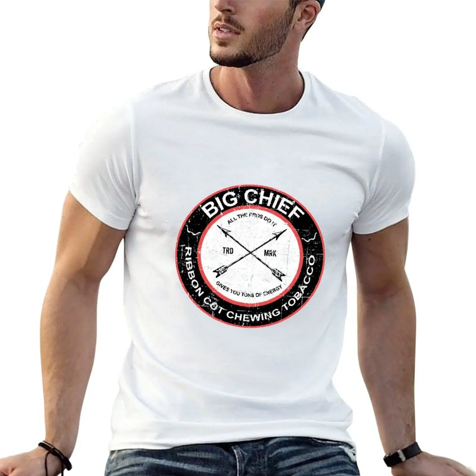 Camiseta Big Chief chewing tobacco from the Sandlot para hombre, camiseta de algodón para hombre, camisetas para hombre