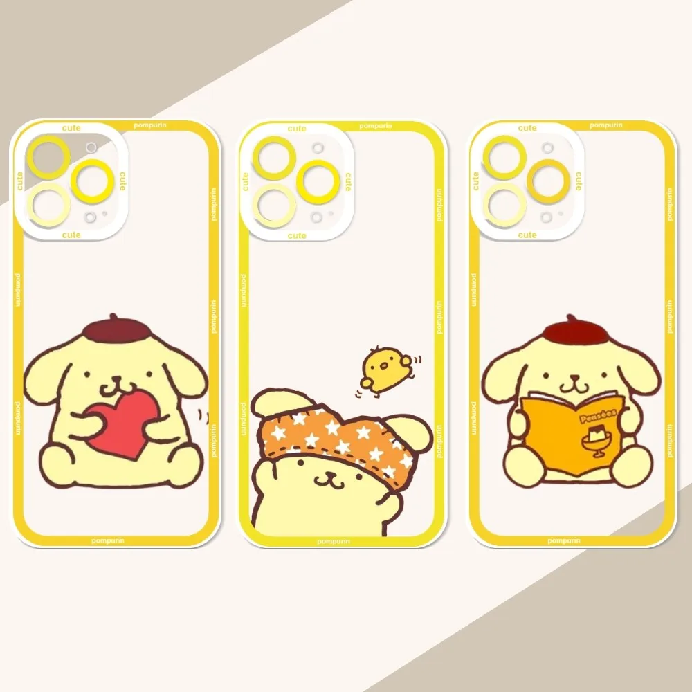 P-pompompurin Dog Phone Case For IPhone 12 11 13 14 Pro Max XR XS Max 16Plus 16promaxCase