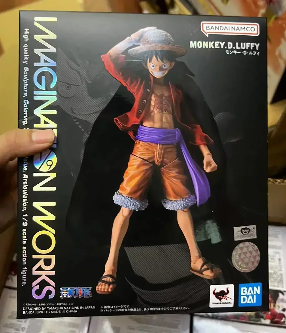 

Bandai Imagination Works Series Monkey D Luffy Figure The Island Of Ghosts One Piece Collectible Action Figure Model Toys Gifts