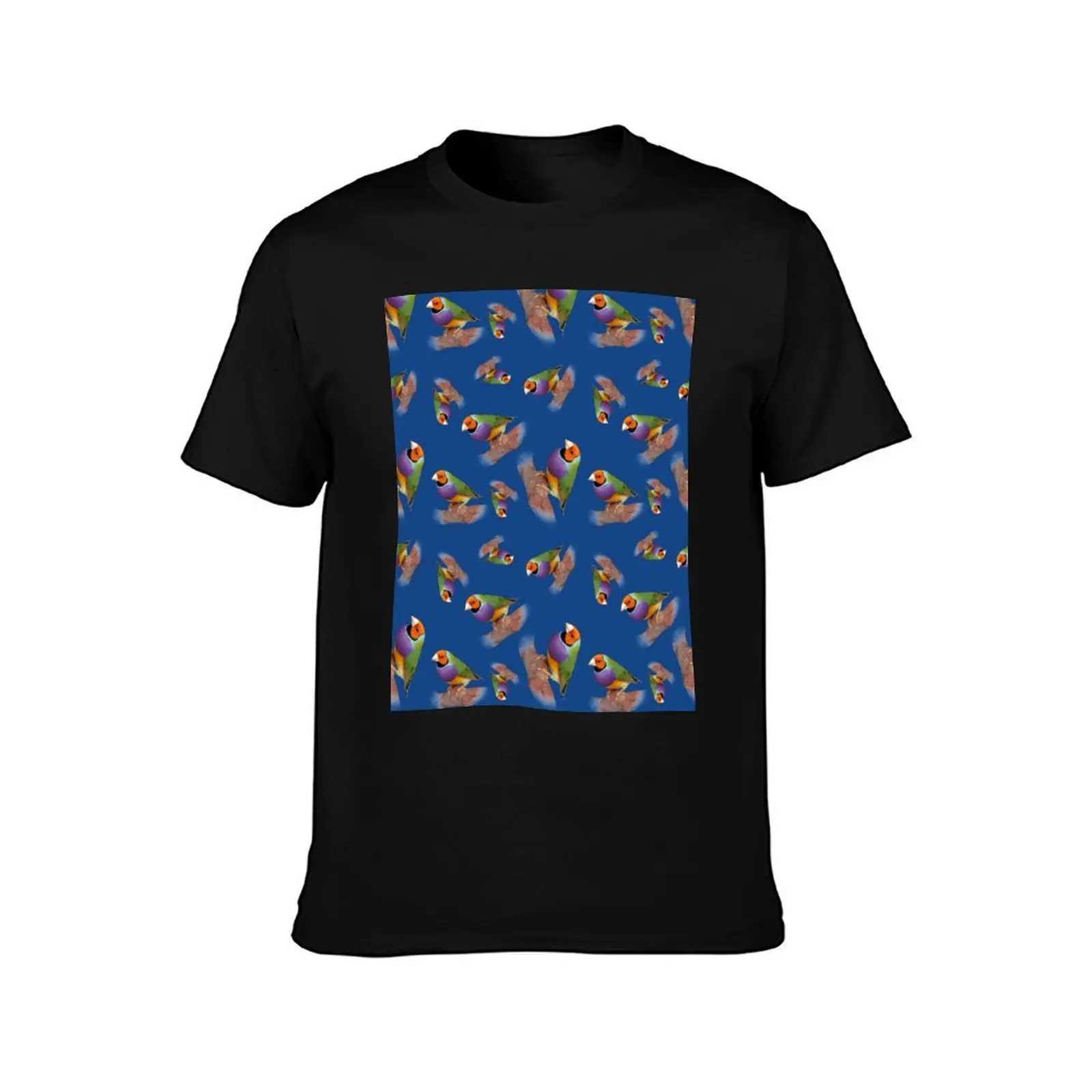 Gouldian Finch - Exclusive Photography by Brisbane Birds T-Shirt Summer Casual Cotton Tee Oversized Streetwear Tops