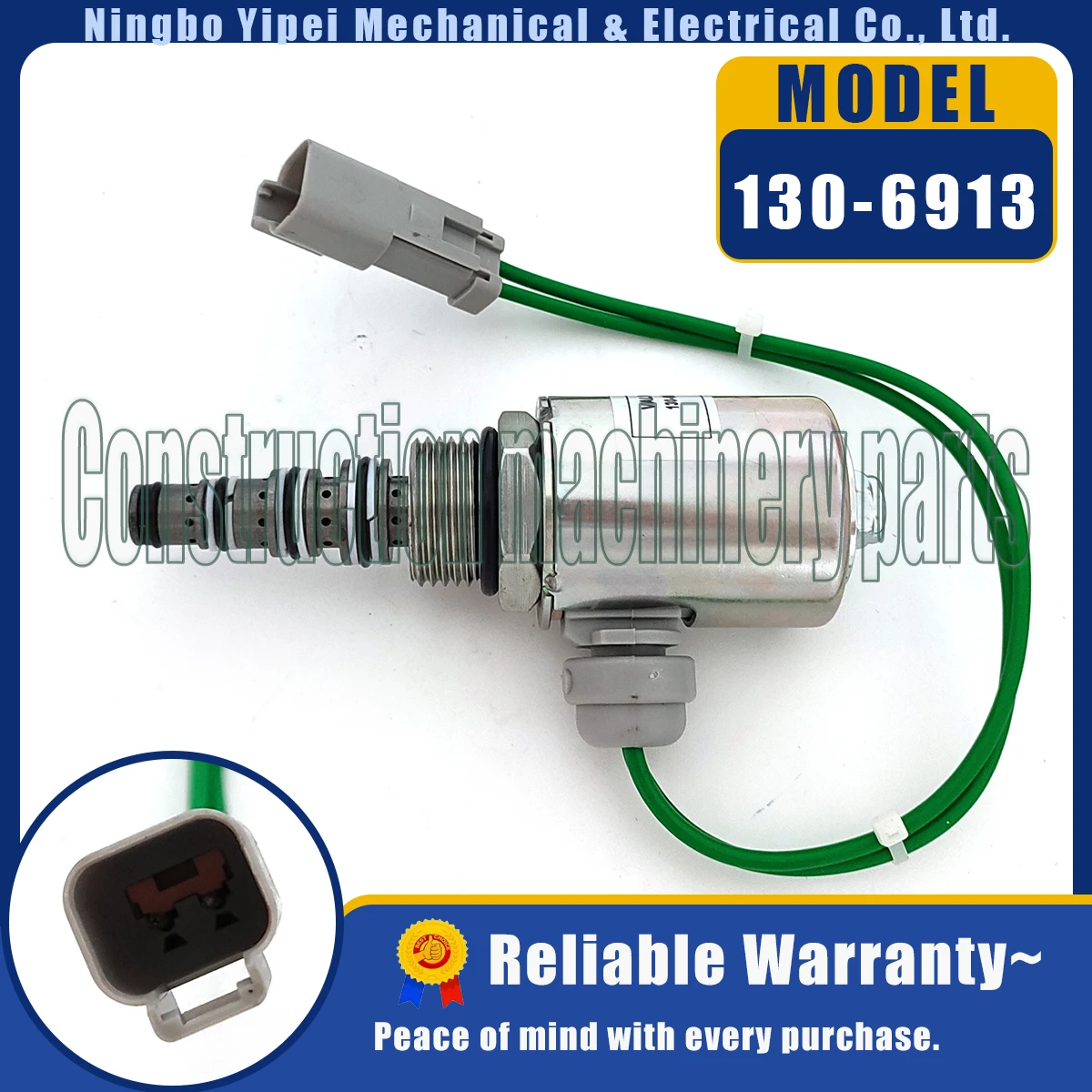 Solenoide de Parada 24V 130-6913 para Caterpillar 953C 963C 973C 1306913 24V