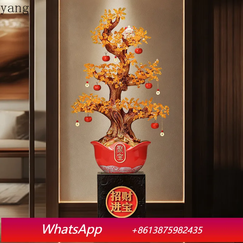 LMM living room fortune tree ornament porch TV cabinet sofa decoration housewarming gift
