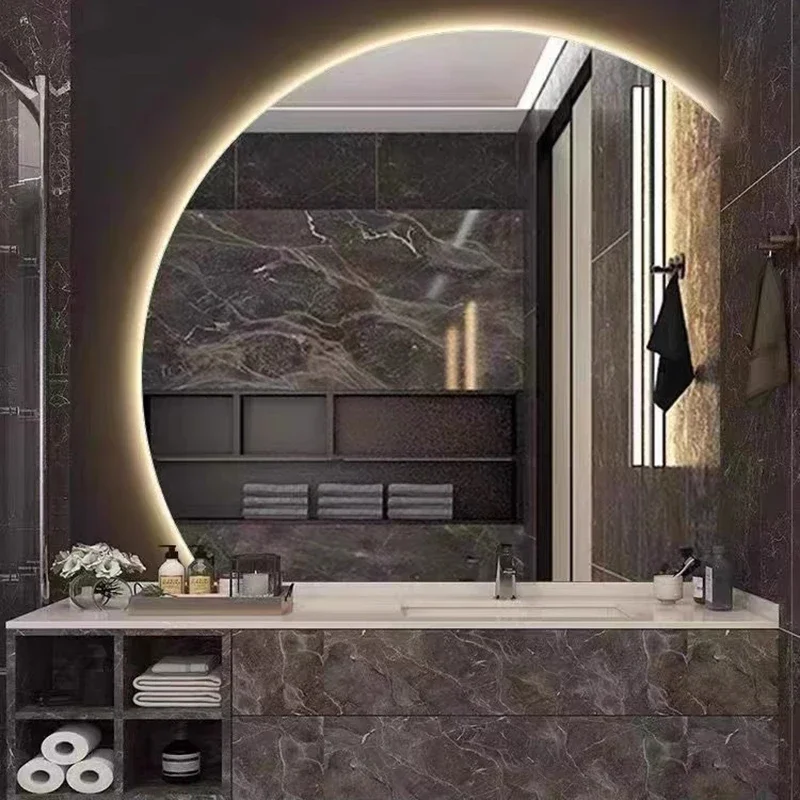 Modern Home Decoration Liquidation Dressing Mirror Aesthetic Room Large Full Body Portable Desk Espejos Para Pared Wall Circular