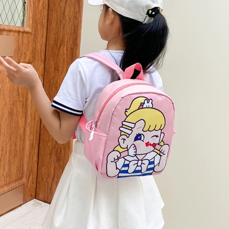 Cute Girls Nylon Small Kawaii Backpacks New 2-5 Year Old Children Primary School Bags Students Mochila for Teenagers Fashion Hot