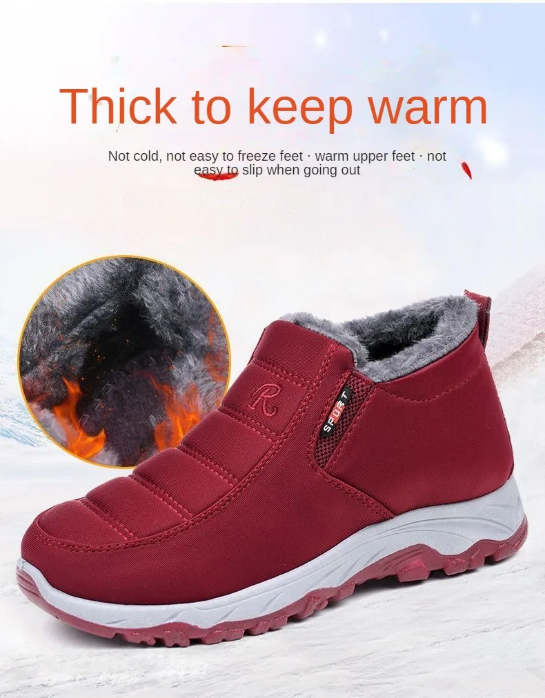 � Herrenschuhe, Herbst und Winter, lässig, Baumwolle, warm, verschleißfest, mit dicker Sohle, erschwinglich, kostenloser Versand ​ – Detail 4