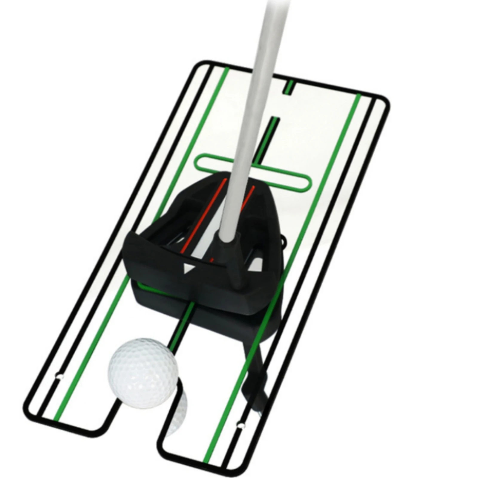 Putting Alignment Board Instant Feedback Putting Board with Guardian Sleeve Training Aid Lightweight Aid Flat for Golfers