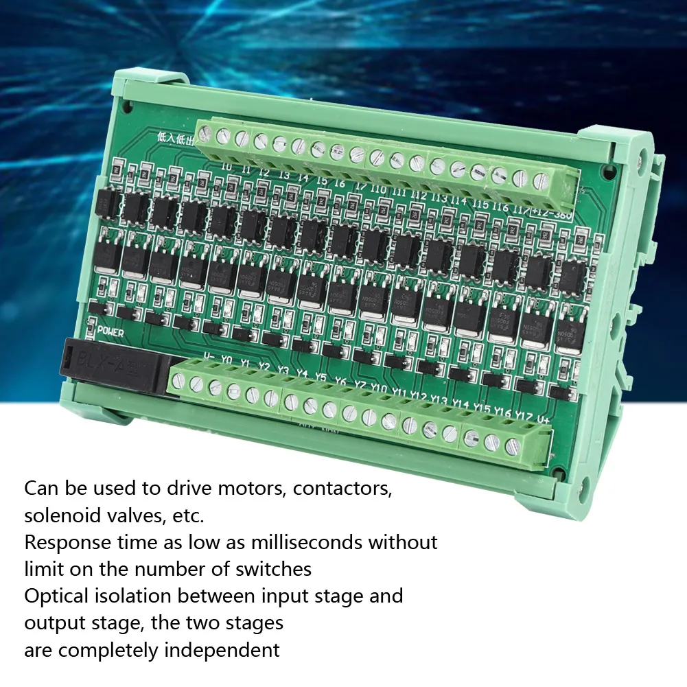16 Channel PLC Amplifier Board 16-Channel Plc Amplifier Board Isolation Relay Board Input NPN Output NPN 12-36V