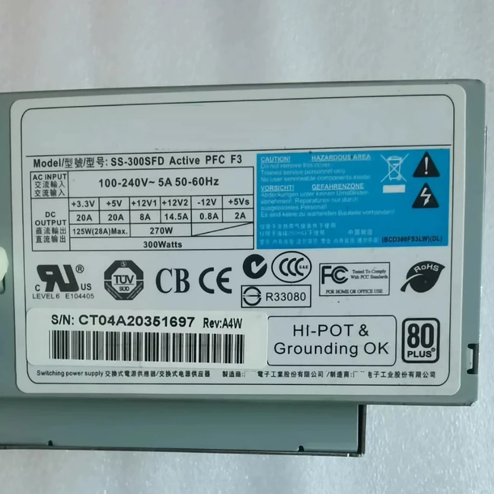Industrial control power supply Active PFC F3 300W SS-300SFD