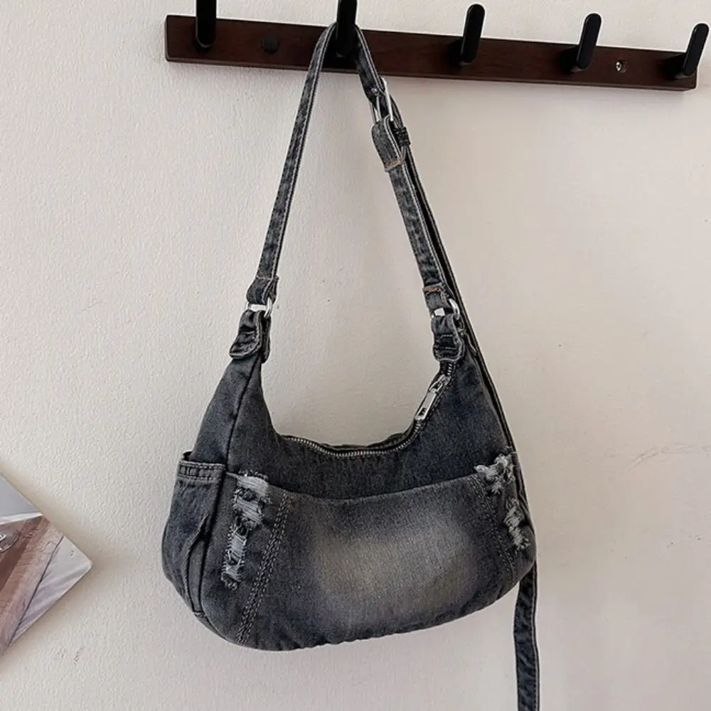 مزاجه عارضة كاوبوي زلابية حقيبة النمط الأمريكي الرجعية عارضة تحت الإبط حقيبة المتناثرة حزام قابل للتعديل حقيبة يد سيدة