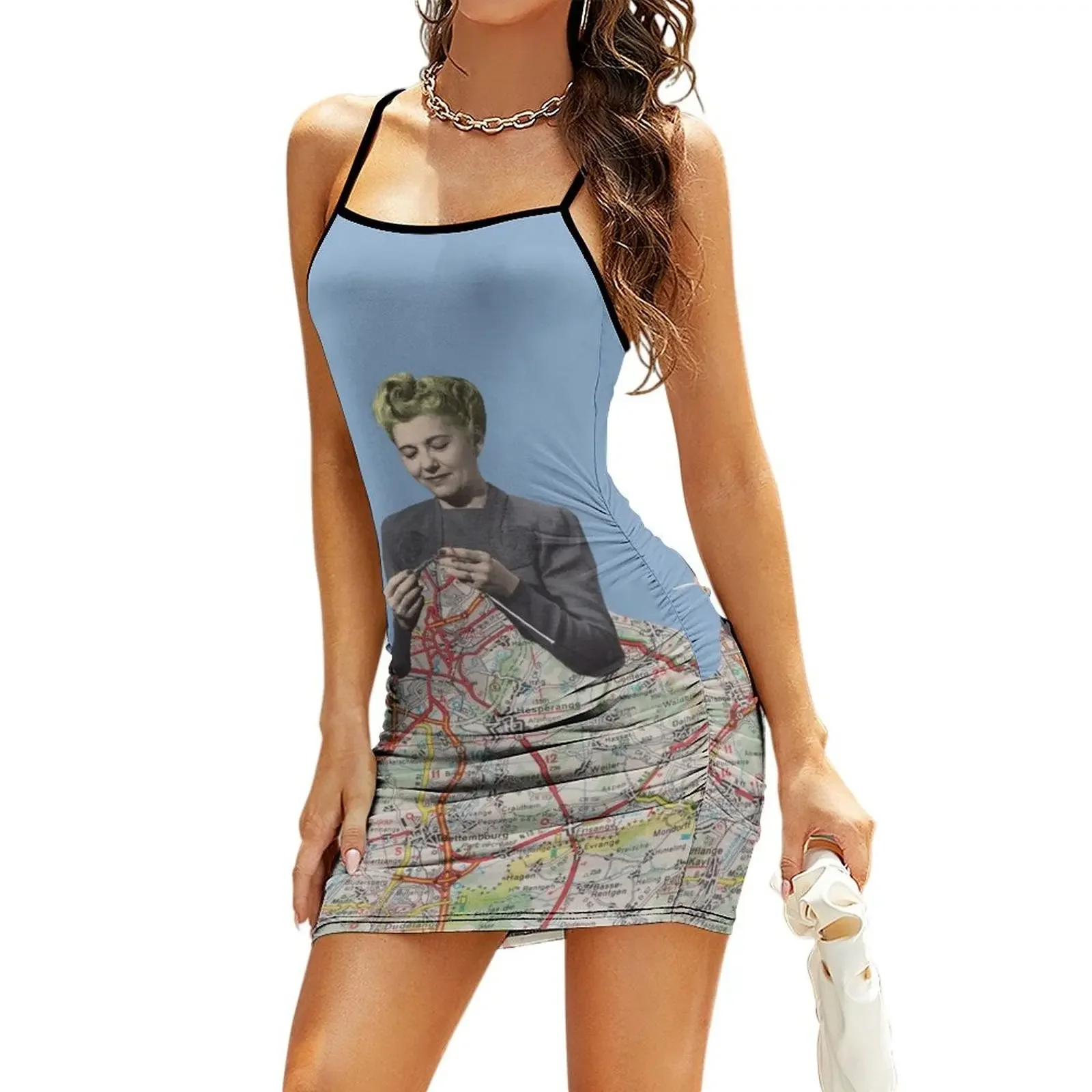 

The journey is the destination Sling Dress dress for women Women's dresses chic and elegant woman dress Women's skirt
